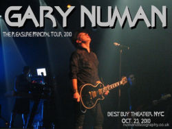 Gary Numan 2010 Venue Poster New York